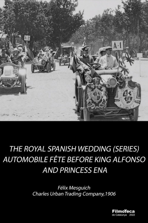 Automobile Fête Before King Alfonso and Princess Ena Poster