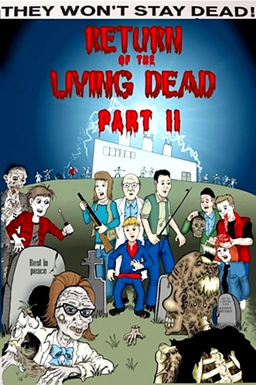 They Won't Stay Dead: A Look at 'Return of the Living Dead Part II' Poster