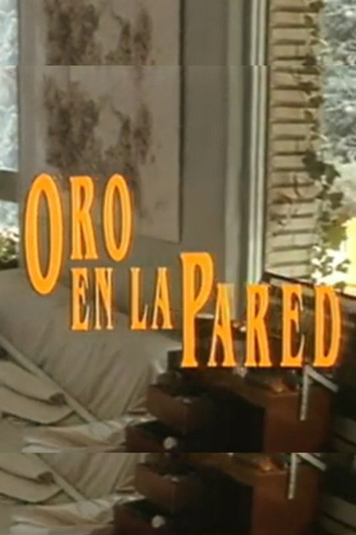 Oro en la pared Poster