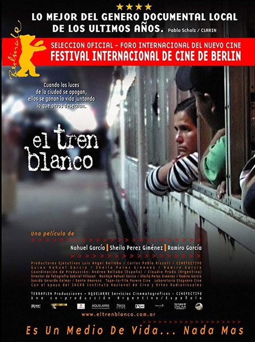 El tren blanco Poster