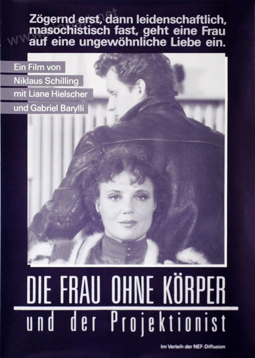Die Frau ohne Körper und der Projektionist Poster