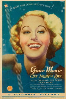 One Night of Love Poster