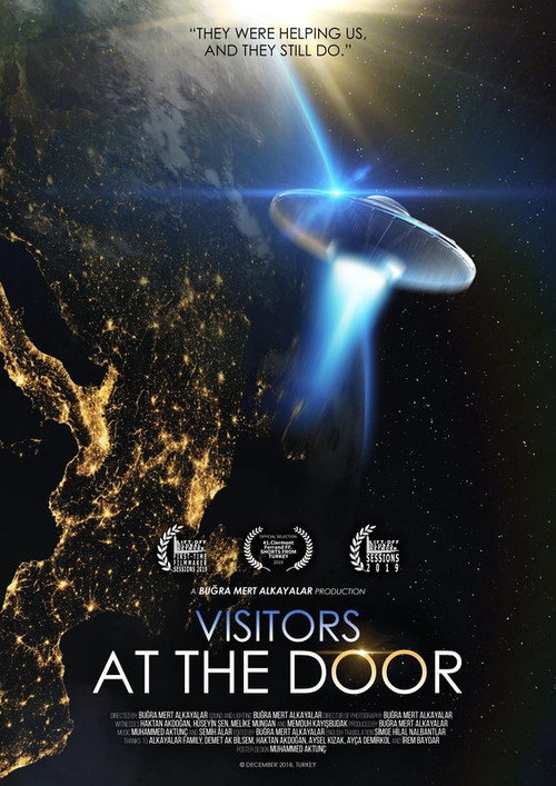 Visitors at the Door Poster