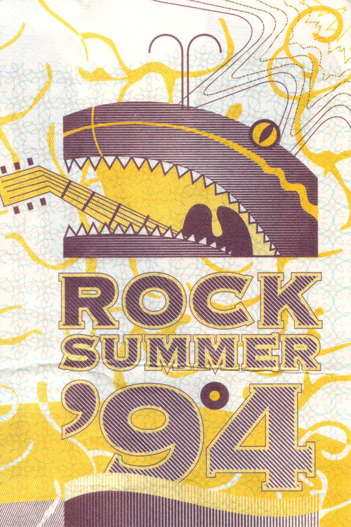 Fish - Concert at Rock Summer festival 1994 Tallinn, Estonia Poster