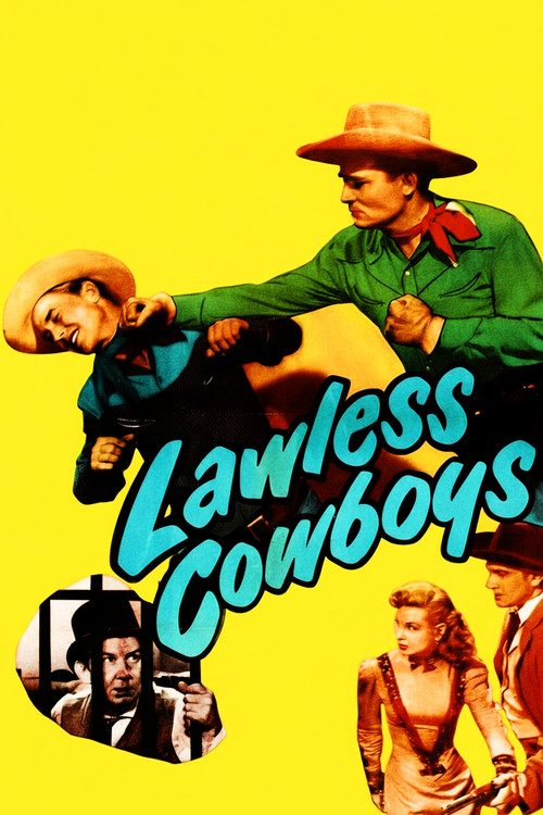Lawless Cowboys Poster