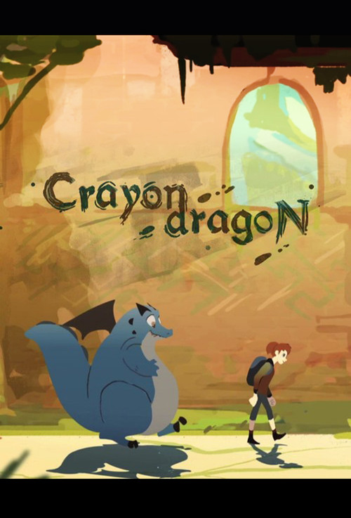 Crayon Dragon Poster