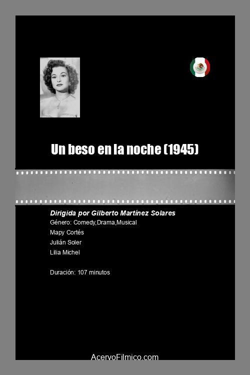 Un beso en la noche Poster