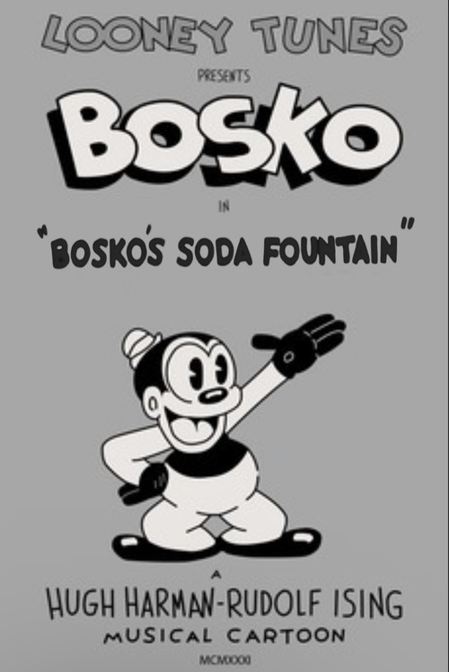Bosko's Soda Fountain Poster