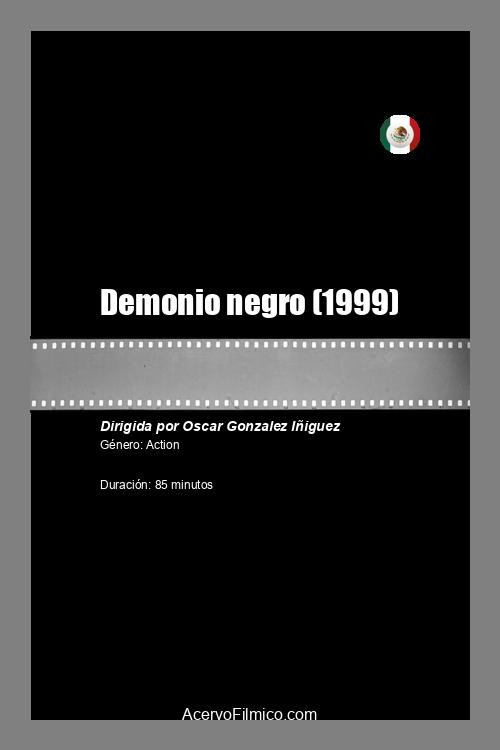 Demonio negro Poster