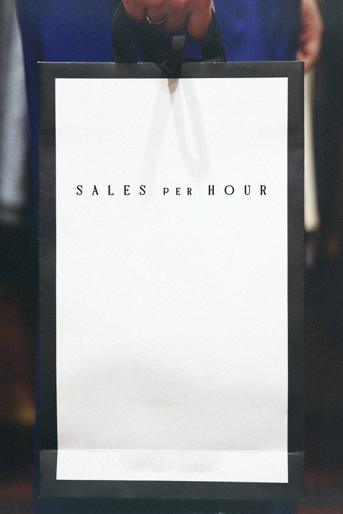 Sales Per Hour Poster