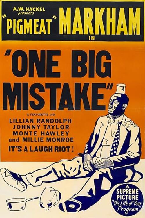 One Big Mistake Poster