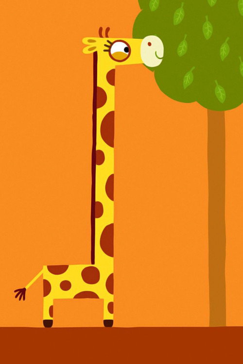 Giraffe Poster