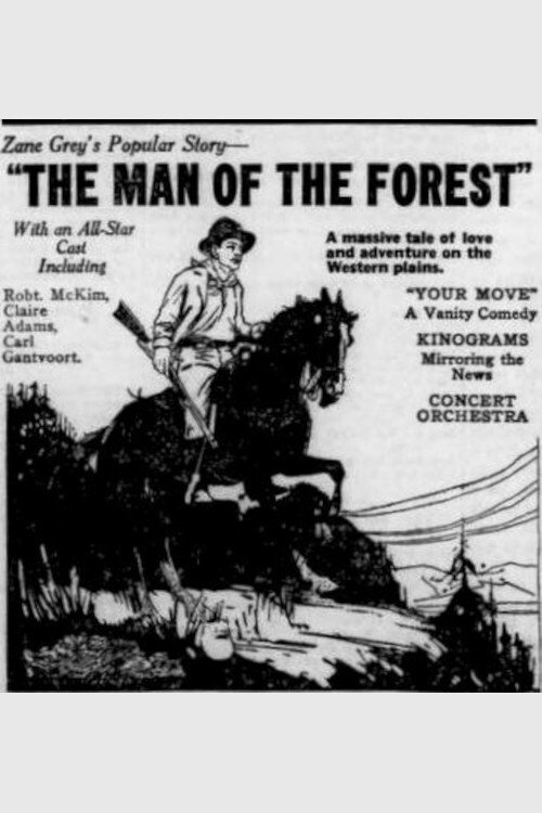 The Man Of The Forest Poster