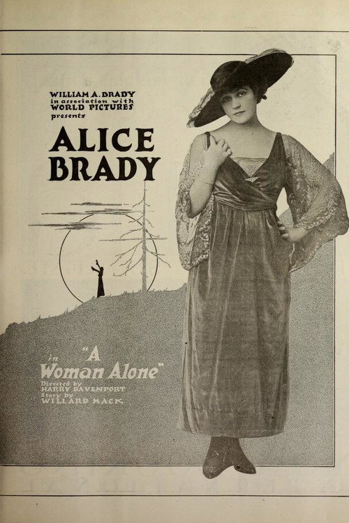 A Woman Alone Poster