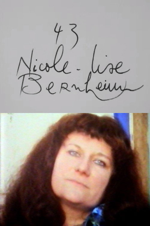 Cinématon n°43 : Nicole-Lise Bernheim Poster