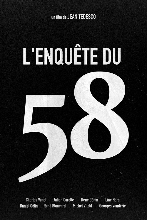 L'Enquête du 58 Poster
