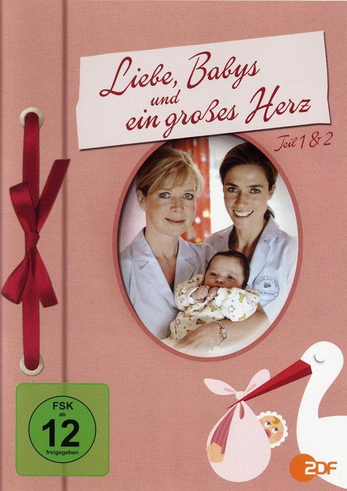 Liebe, Babys und ein großes Herz Poster