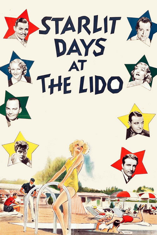 Starlit Days at the Lido Poster