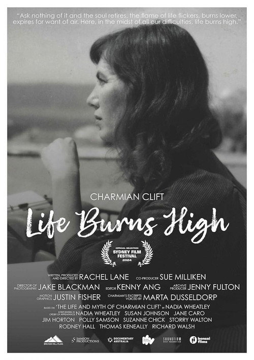 Charmian Clift - Life Burns High Poster