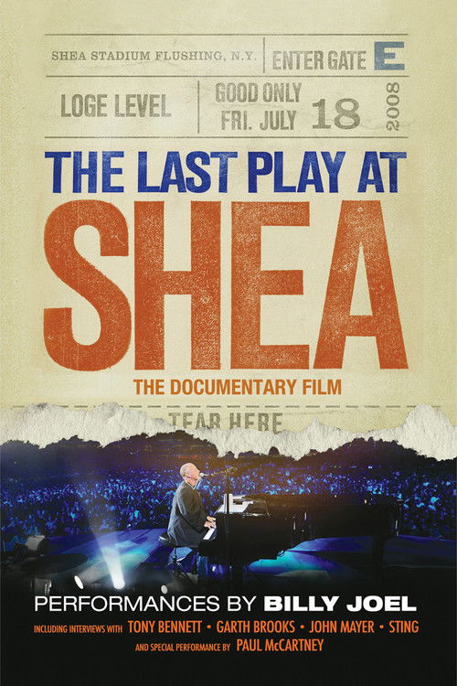 Billy Joel - The Last Play at Shea Poster