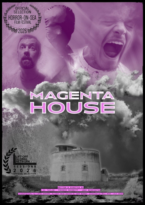 Magenta House Poster