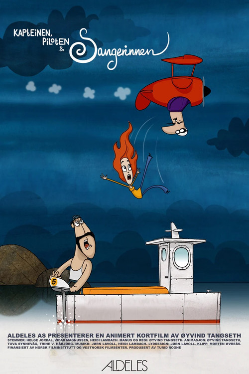 Kapteinen, piloten og sangerinnen Poster
