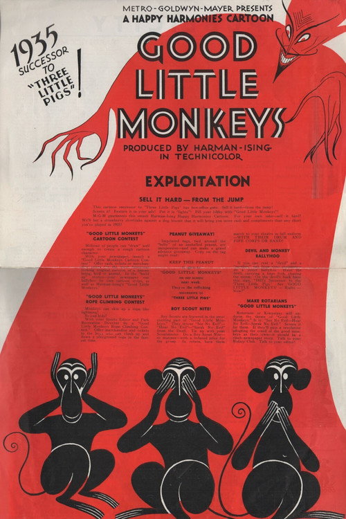 Good Little Monkeys Poster