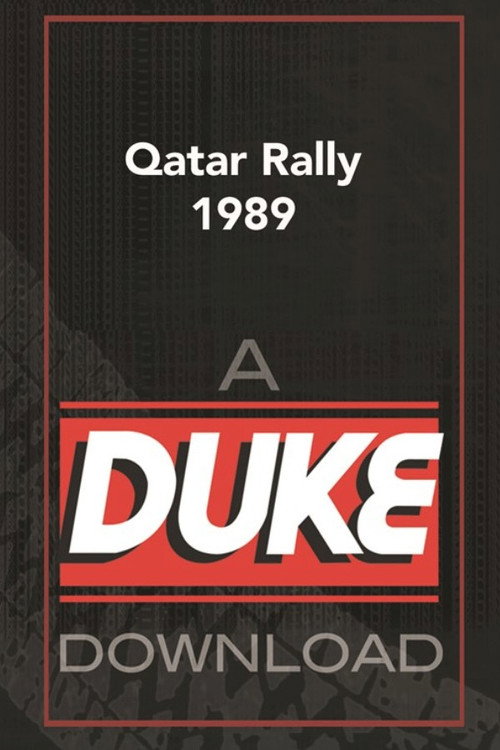 Qatar Rally 1989 Poster