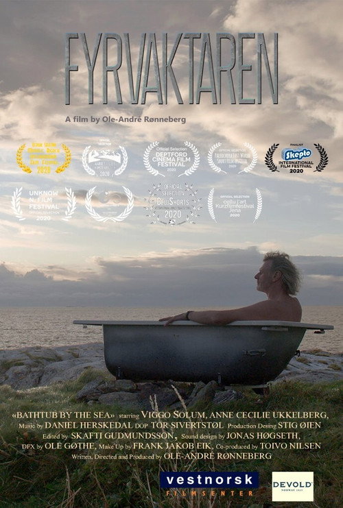 Bathtub by the Sea Poster