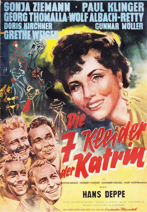 Die sieben Kleider der Katrin Poster
