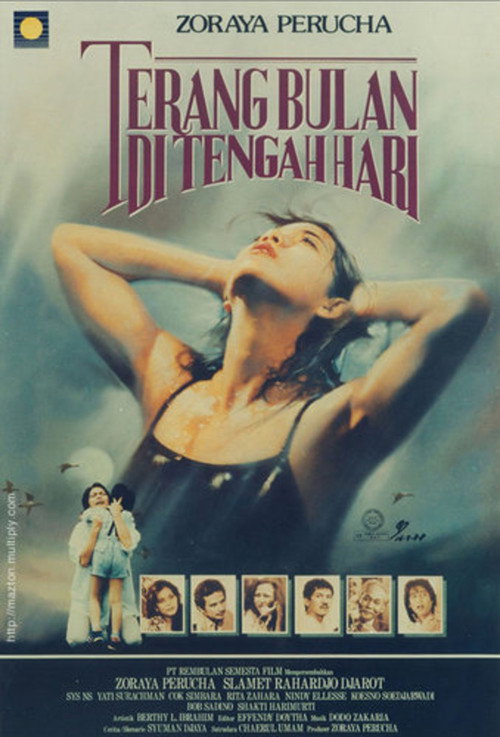 Full Moon at Mid-Day Poster