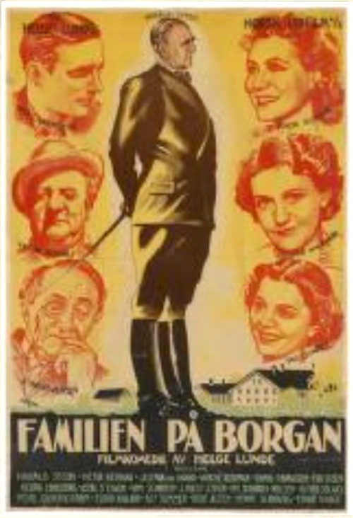 Familien på Borgan Poster