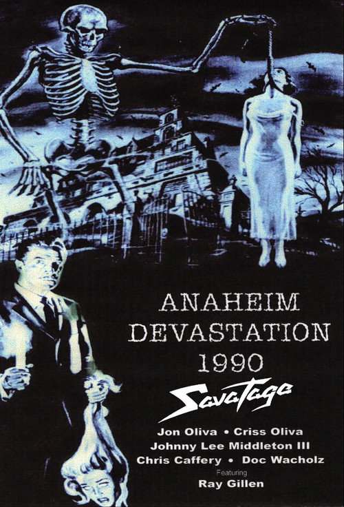 Savatage: Anaheim Devastation 1990 Poster