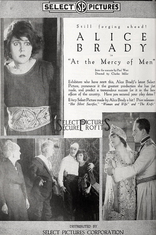 At the Mercy of Men Poster