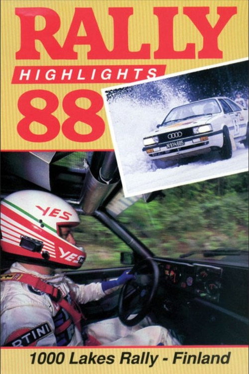 1000 Lakes Rally 1988 Poster