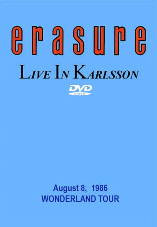 Erasure: Live at Karlsson Poster