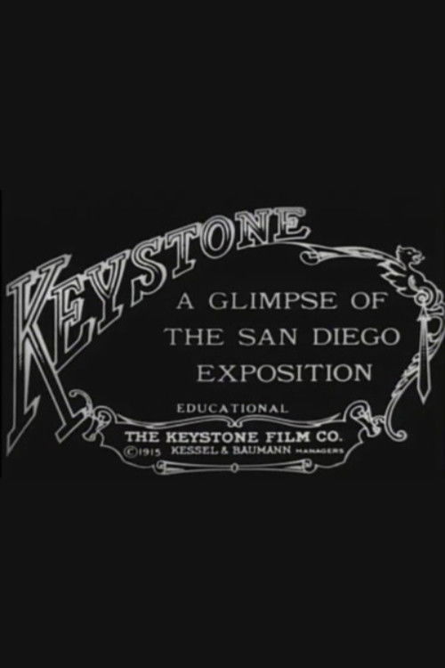 A Glimpse of the San Diego Exposition Poster