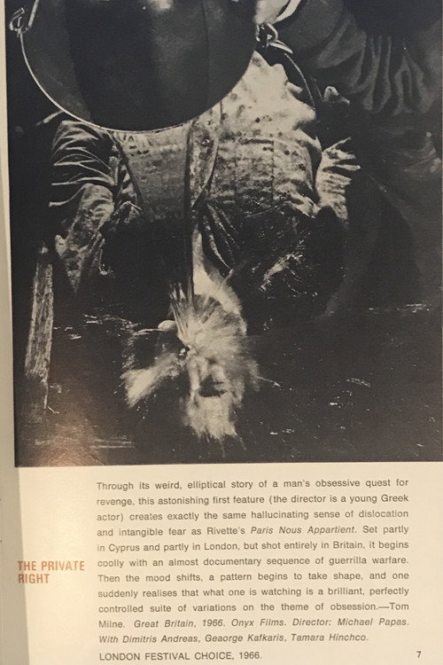 The Private Right Poster