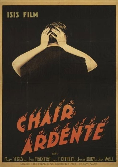 Burning chair Poster