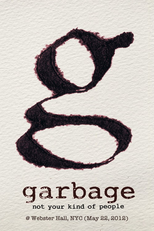 Garbage: Live in NYC Poster