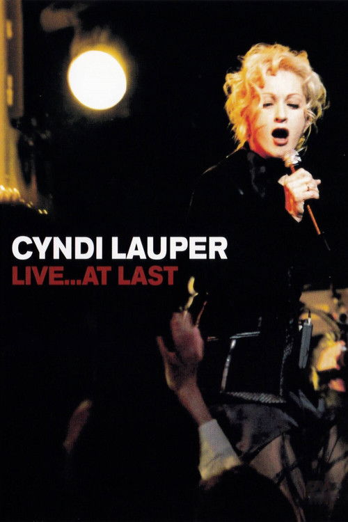 Cyndi Lauper - Live... At Last Poster
