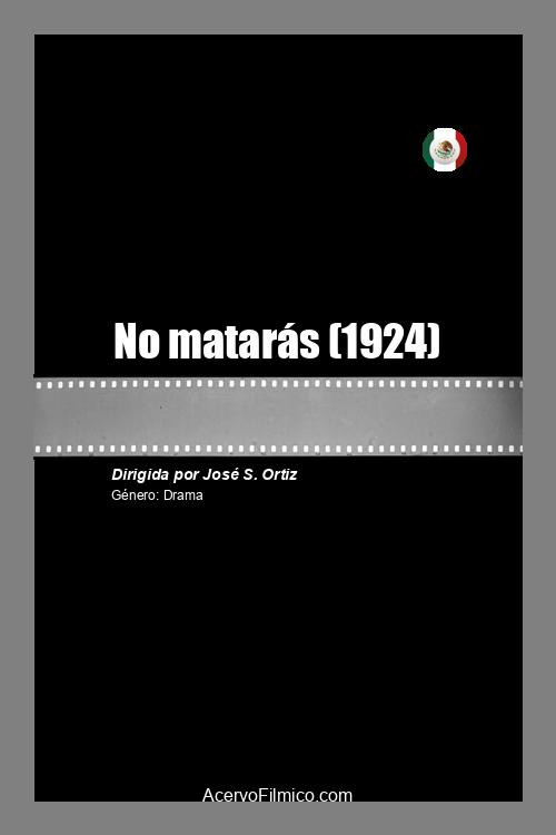 No matarás Poster