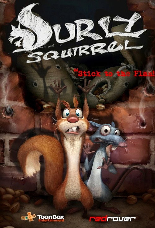 Surly Squirrel Poster