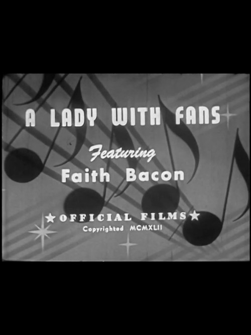 A Lady with Fans Poster