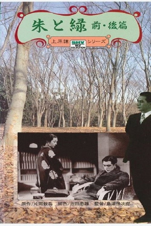 Vermilion and Green Poster