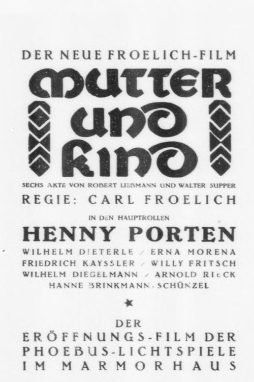 Mother and Child Poster