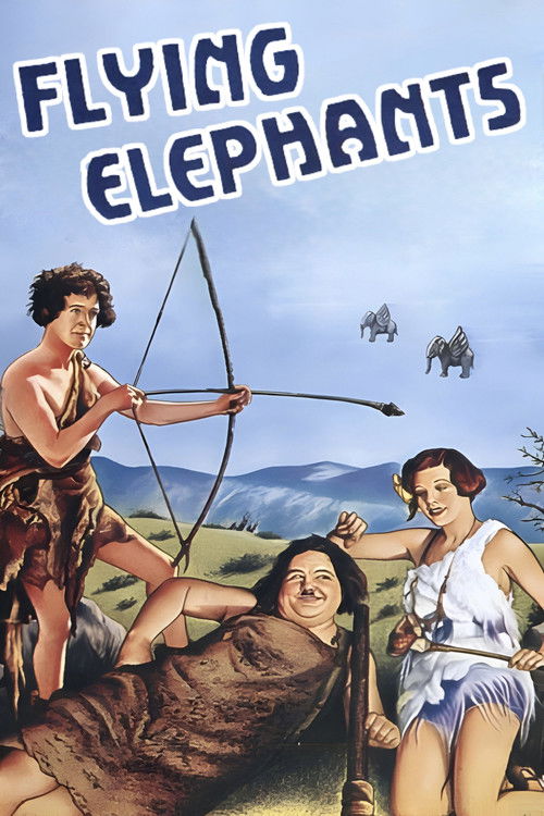 Flying Elephants Poster