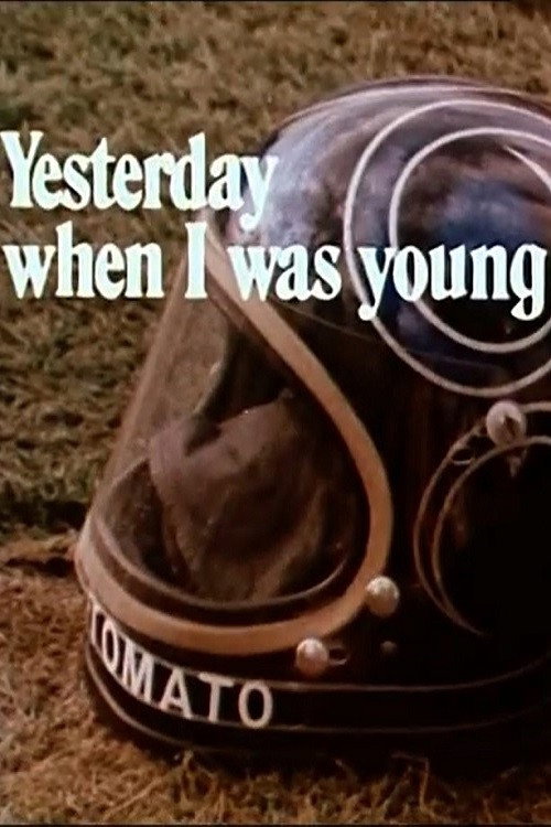 Yesterday when I was Young Poster