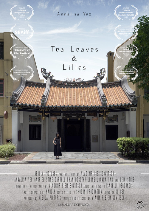 Tea Leaves & Lilies Poster