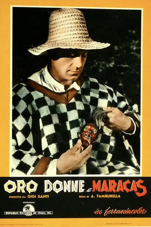 Oro, mujeres y maracas Poster